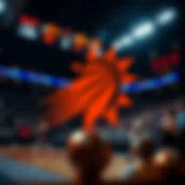 Visual representation of betting trends for the Suns