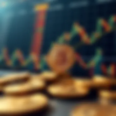 Graphical representation of Bitcoin market trends