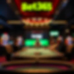 Live dealer gaming environment at Bet365