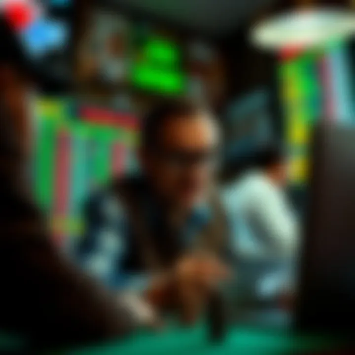 An engaging visual representation of traditional versus online bookmaking.