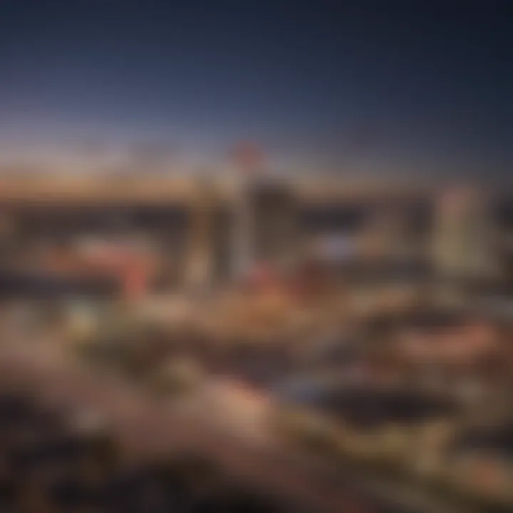 A panoramic view of Bossier City's vibrant casino skyline