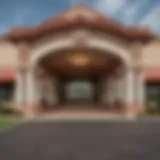 Exterior view of Casino de Cherokee showcasing its architectural beauty