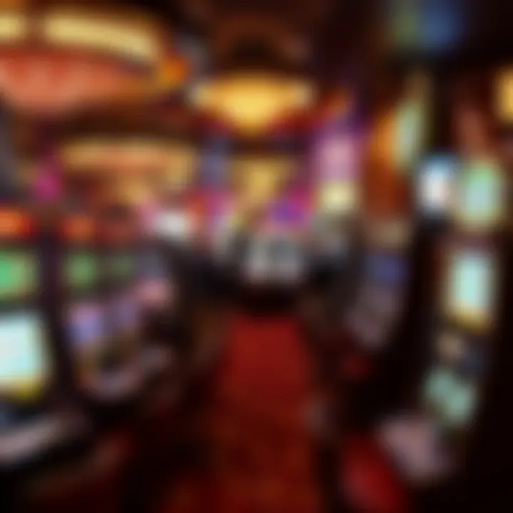 Interior of a popular casino on Fremont Street filled with slot machines