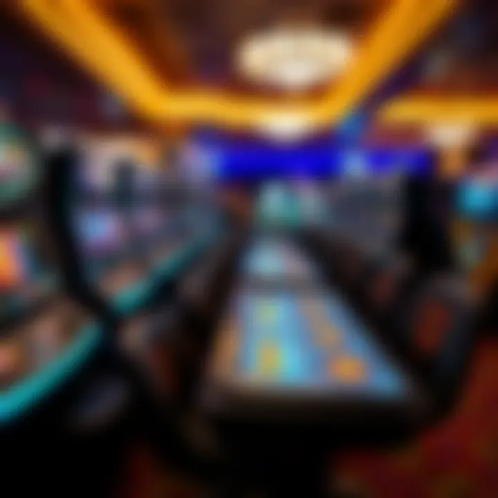Diverse Gaming Experience at Casino Rouge Representation of popular gaming options available at Casino Rouge