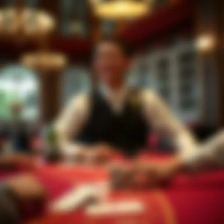 An elegant depiction of table etiquette essential for a refined gaming experience