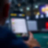 Screenshot of a betting app interface