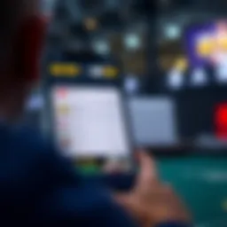 Screenshot of a betting app interface