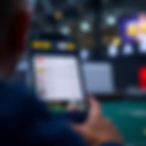 Screenshot of a betting app interface