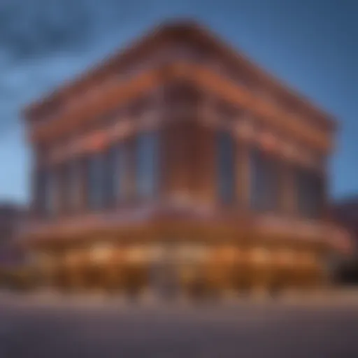 Exterior view of Ameristar Casino showcasing its unique architecture