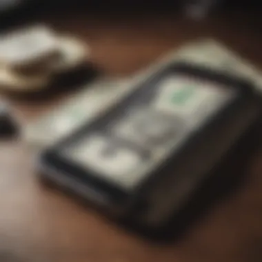 Cash Reward Apps on Smartphone A smartphone displaying cash reward apps on the screen