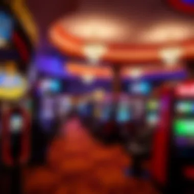 Interior gaming area highlighting diverse gaming options