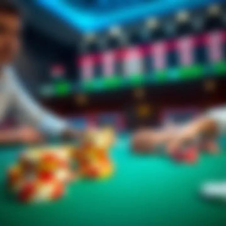 A conceptual image showing strategic planning in betting