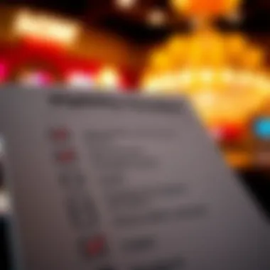 Graphic representation of a checklist illustrating eligibility criteria