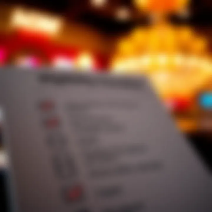 Graphic representation of a checklist illustrating eligibility criteria