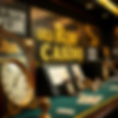 Historical memorabilia representing the legacy of Gold Rush Casino.