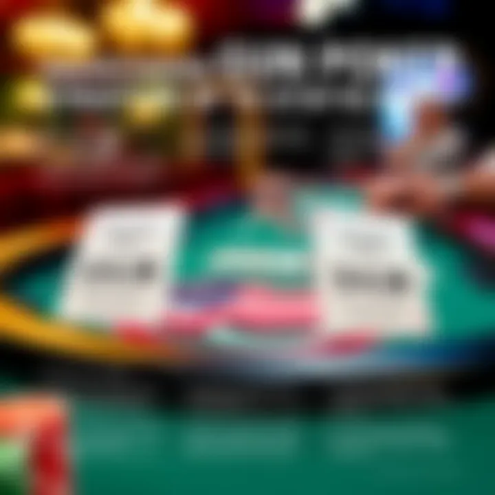 An infographic detailing the structure and rules of Gun Lake Poker.