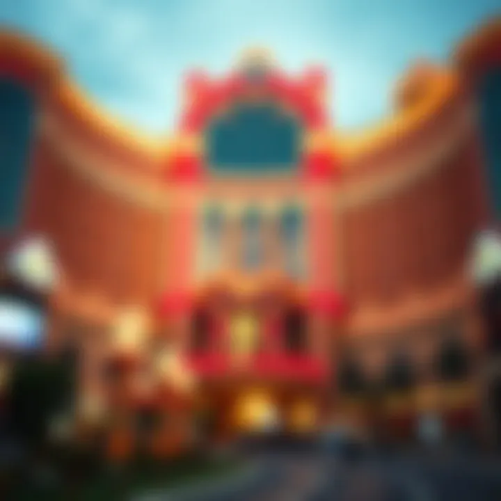 A breathtaking view of the largest casino in America showcasing its architectural grandeur.