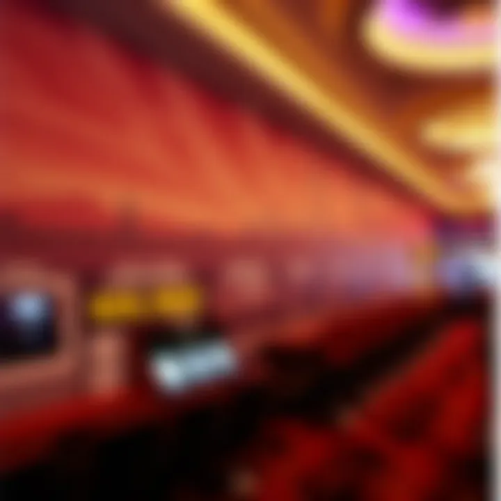 A historical timeline mural depicting the evolution of the casino over the years.