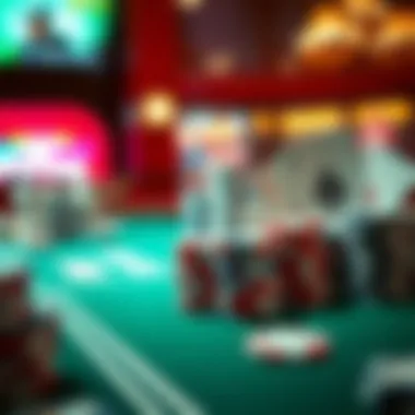 A visual representation of bankroll management in poker