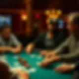 An intense moment in a Let It Ride poker game