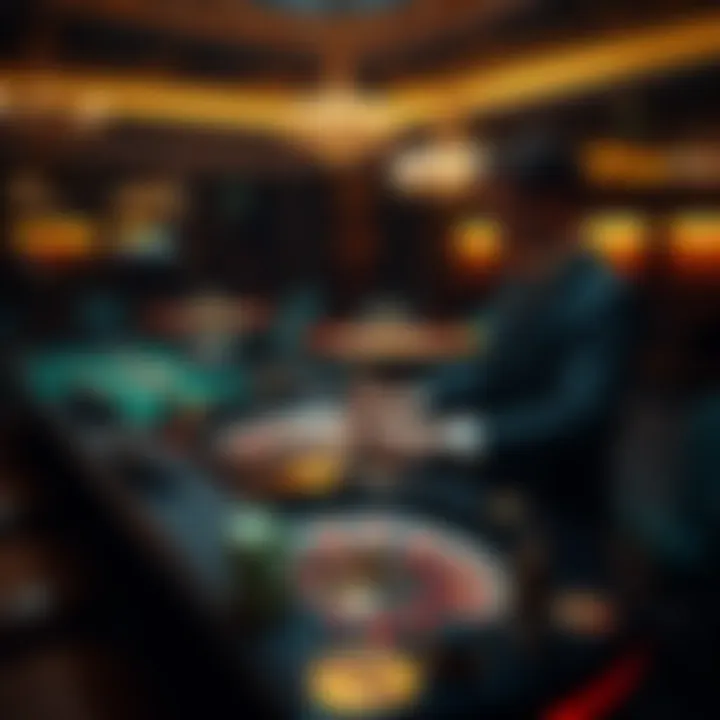 An immersive live dealer roulette setting with a professional dealer