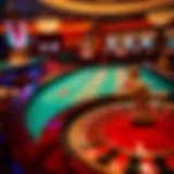 MGM Roulette table showcasing the vibrant layout and betting options