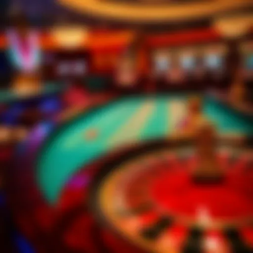 MGM Roulette table showcasing the vibrant layout and betting options