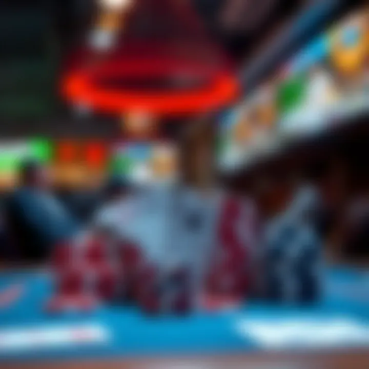 Concept art illustrating the intersection of gaming and finance