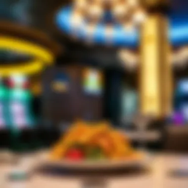 Luxurious amenities offered at Mohican Casino, including dining options