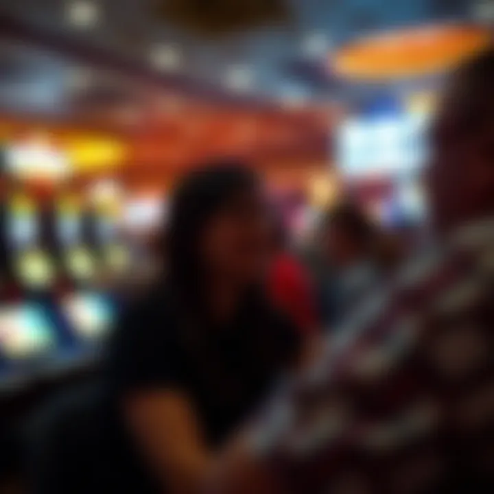 Visitors enjoying entertainment and events at Mohican Casino