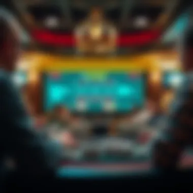 Visual representation of player strategies with no wagering