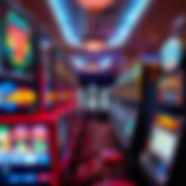 Interior gaming floor showcasing diverse slot machines