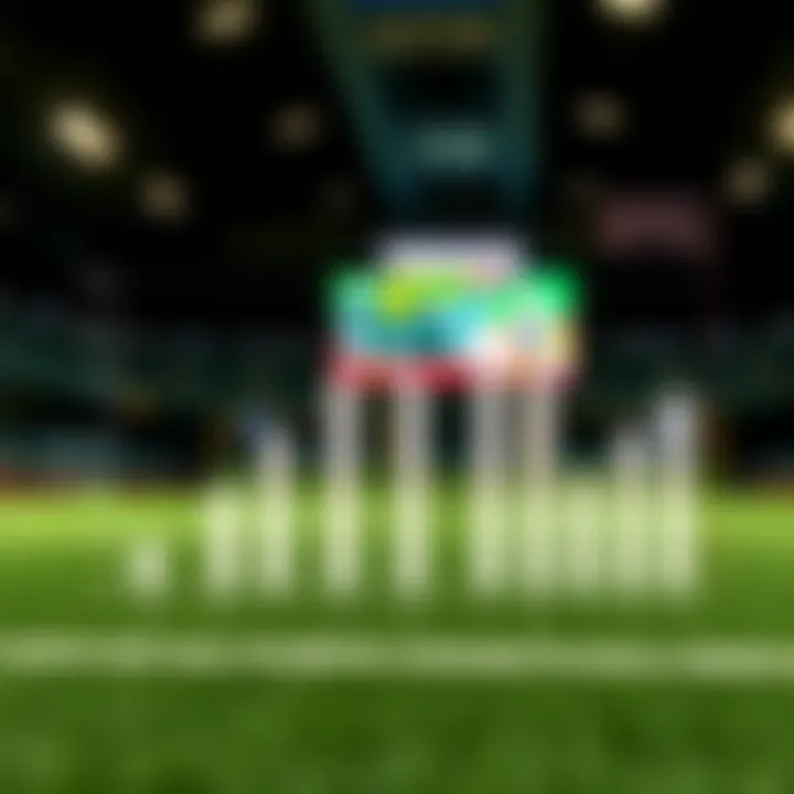 Graphical representation of sports betting trends