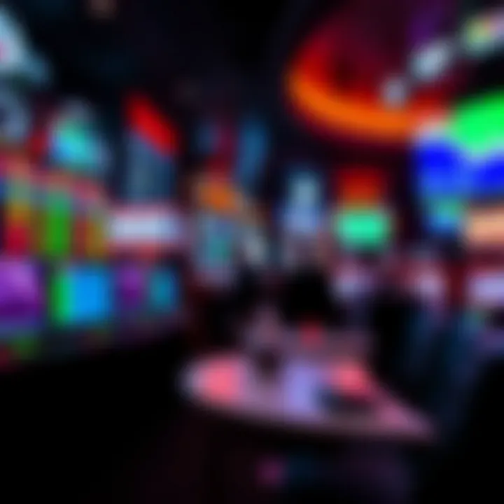 Visual depiction of technological features in sports betting