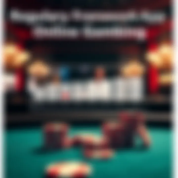 Infographic on regulations for online gambling