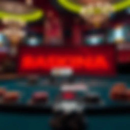 Overview of online blackjack interface