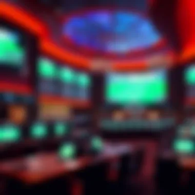 Overview of Resorts World Catskills Sports Betting Area