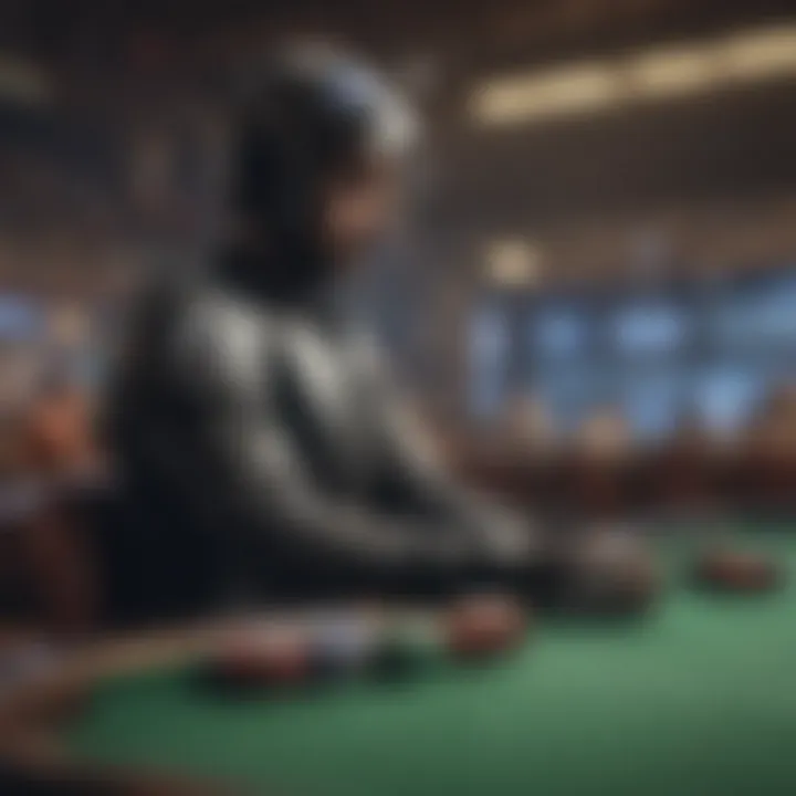 A futuristic depiction of technology's impact on sports betting