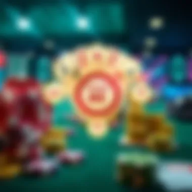 An illustration explaining no deposit bonus mechanics with icons