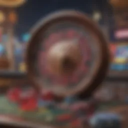 A vibrant digital interface showcasing ruby online casino games