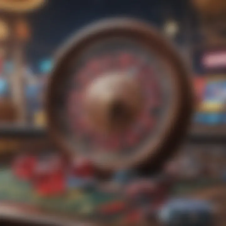 A vibrant digital interface showcasing ruby online casino games