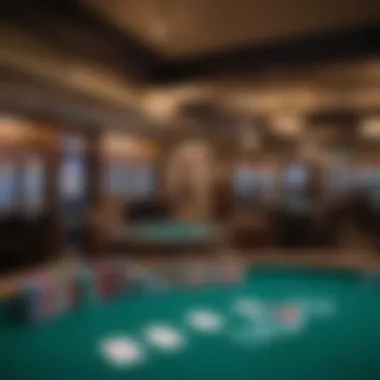 Amenities and comfort features for players within the poker room