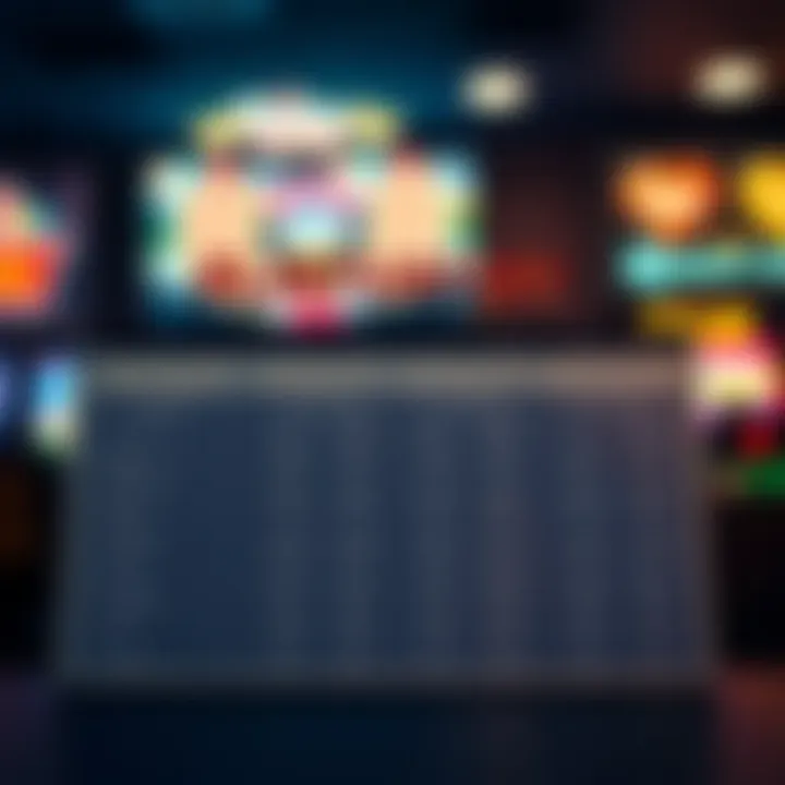 Chart comparing legitimacy of various gaming sites