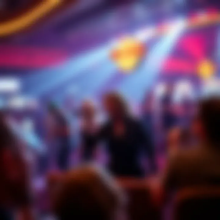 Live entertainment performance at the casino