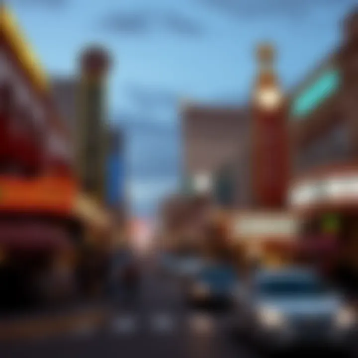 Historical photo of Fremont Street showcasing its evolution over the decades