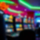 Vibrant view of iBet Casino interface illustrating various game offerings