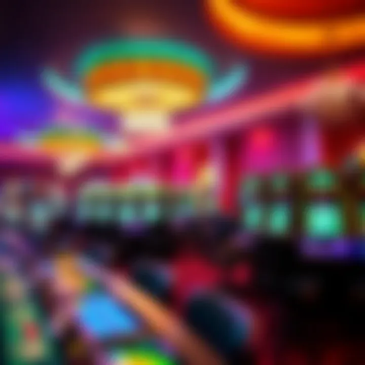 Luxurious gaming floor at Miccosukee Casino showcasing vibrant atmosphere