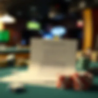 Illustration of legal documents and regulations relevant to online gaming