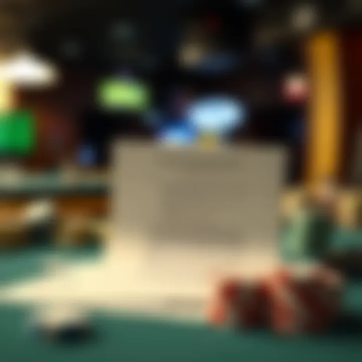 Illustration of legal documents and regulations relevant to online gaming