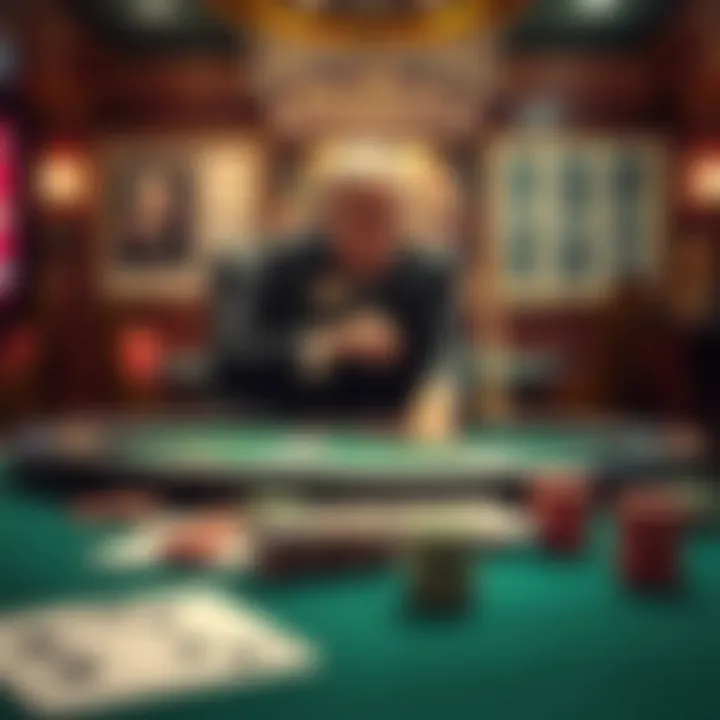 Historical memorabilia showcasing the evolution of poker at the Royal Flush Casino